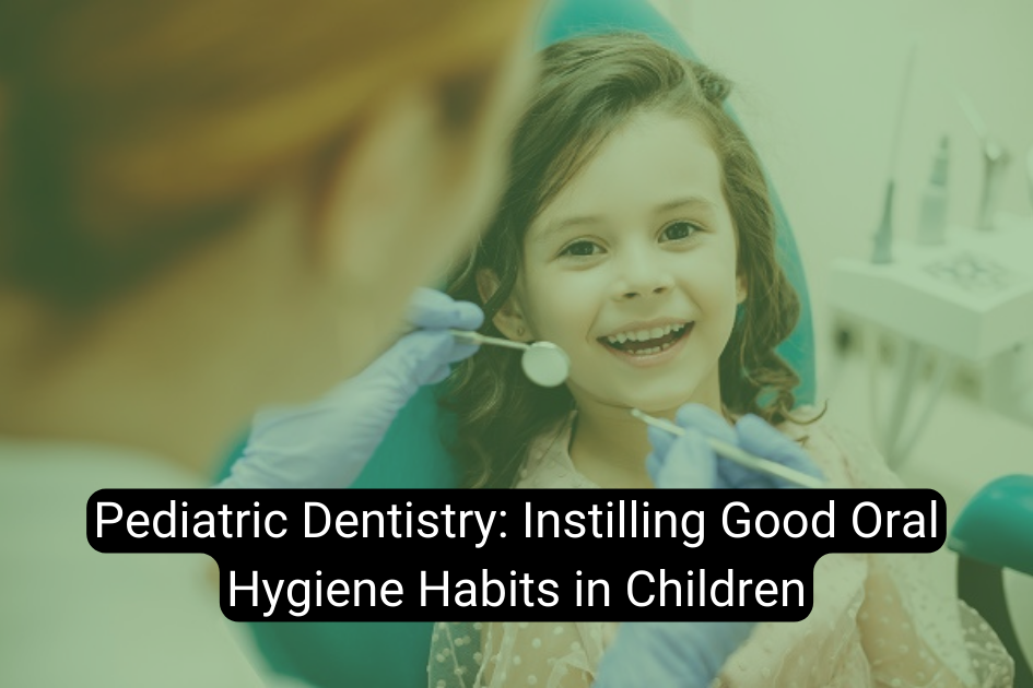 Pediatric dentistry promoting good oral hygiene habits in children.