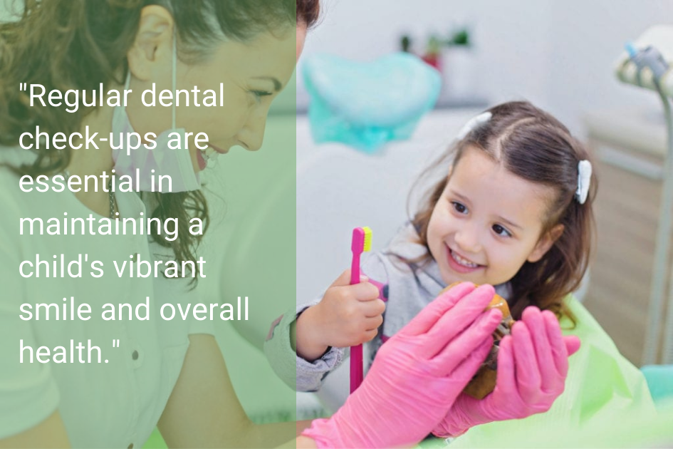 Regular dental checkups are essential for children's overall health and oral hygiene.