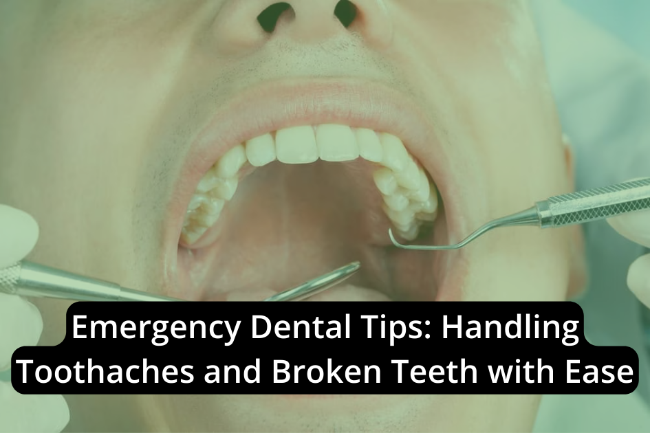Dental examination in progress, highlighting tips for managing emergency dental issues, including broken teeth and toothaches.